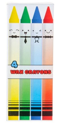 LG-Imports wax crayons 4-part 8 cm