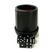 Koplow Dice Accessories Bar Dice Set w/3 1/8" Dice Cup New