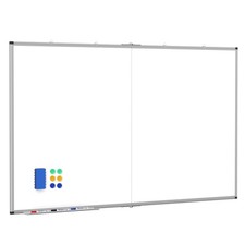 60x36 Magnetic Dry Erase Whiteboard, Aluminum Frame, Wall Mount