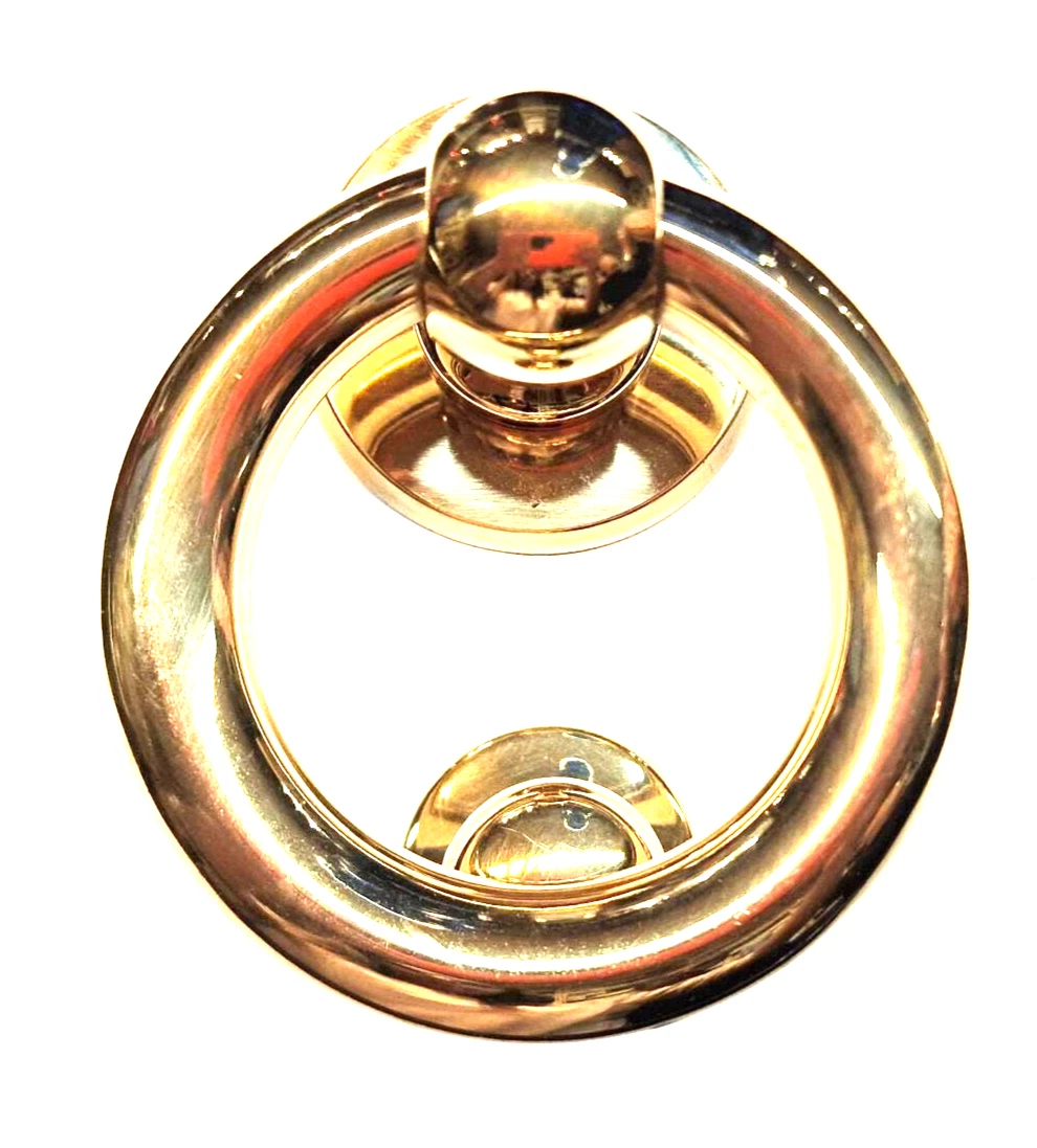 Gadpiparty 2 Ganci A Fiocco In Ottone Per Parete – Decorativi E Robusti Per Casa, Bagno E Ufficio (Oro)