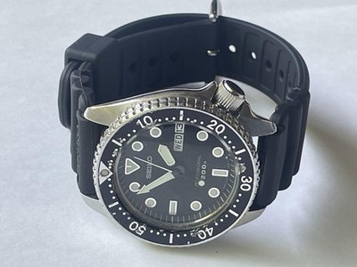 ✨SEIKO✨セイコー✨デイデイト✨7C43-6010✨ブラック文字盤✨腕時計✨ Seiko 7C43-6010 Diver Watch Black Dial Quartz 200M Vintage Used | eBay