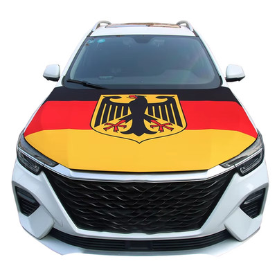Auto Motorhauben Flagge Deutschland Adler 115x160cm Fanartikel WM 2026 KFZ Cover