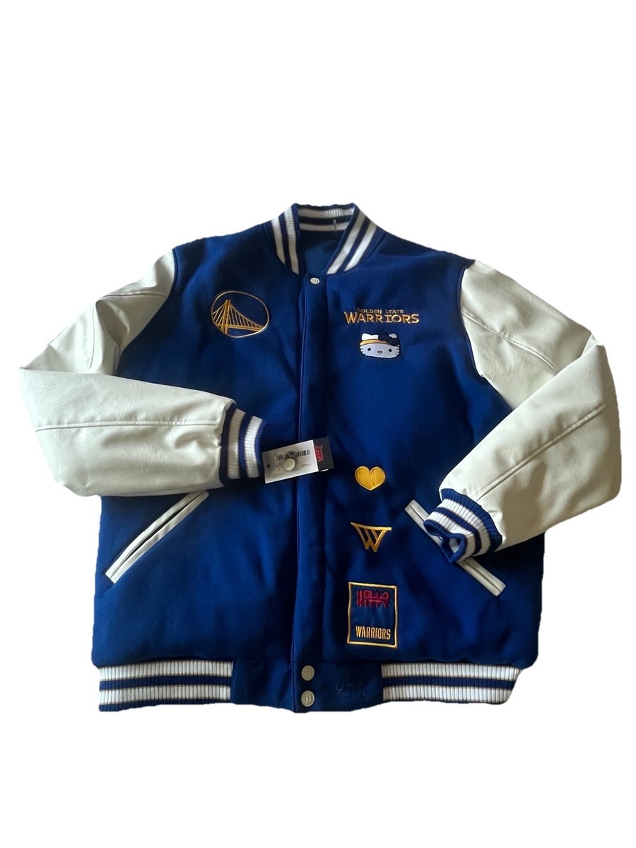 Golden State Warriors Hello Kitty Reversible Bomber Jacket 3XL