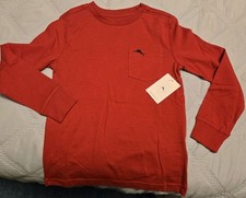 Tommy Bahama Kids Boy Red Top 4/5 years Cotton NWT