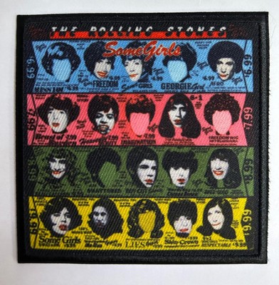 Patch - C&D Visionary - The Rolling Stones Some Girls 3.25''x3.25'' Iron-On Music