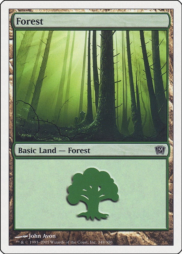 Forest (348) [9th Edition] LP - Magic
