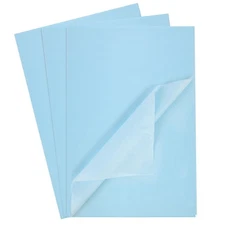 330 Sheets Tissue Paper Bulk, 14 x 10 Inch Sky Blue Gift Wrapping Tissue Pape...