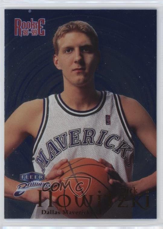 1998-99 Fleer Brilliants Blue Dirk Nowitzki #109B HOF 0u9w