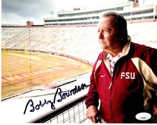 Bobby Bowden signed 8x10 Photo Coach Florida State Seminoles JSA Authentication