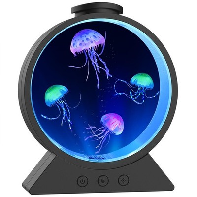 Jellyfish Lamp,Whisper-Quiet Sensory Aquarium Light,7 Color Mood Night Light ...