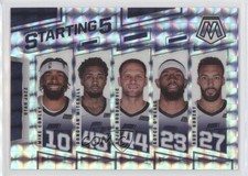 2021 Panini Mosaic Starting 5 Mike Conley Donovan Mitchell Bojan Bogdanovic 0h28