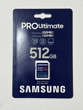 New Samsung PRO Ultimate 512GB SDXC Full Size...