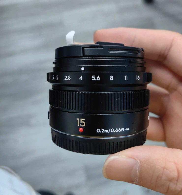 DJI Version Panasonic Leica 15mm F1.7 Lens for (MFT)Micro Four Thirds M4/3 Mount - Image 2 of 4