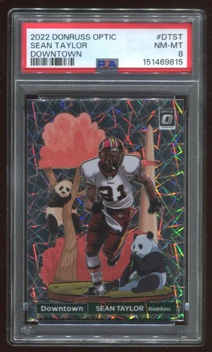 Sean Taylor #DT-ST 2022 Panini Donruss Optic Downtown card