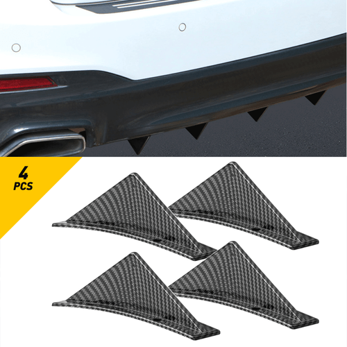 Difusor de parachoques trasero para Ford Mustang GT alerón divisor de labios fibra de carbono - Imagen 2 de 9