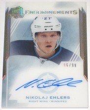 2015-16 UPPER DECK THE CUP ENSHRINEMENTS NIKOLAJ EHLERS ROOKIE AUTOGRAPH /99
