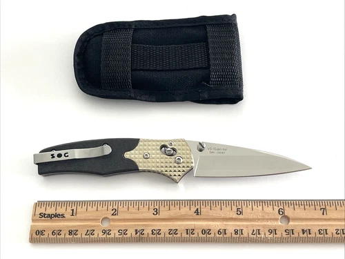 SOG CT-01 Facet Folding Knife VG-10 San Mai Carbon Fiber Handle Japan image 5