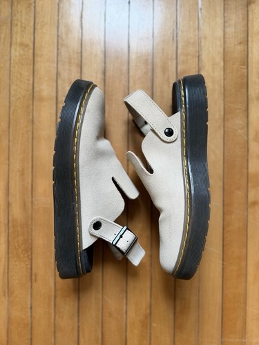 Dr. Martens Carlson Sand Suede Slingback Clogs Mule Women’s Size. 9/ 8Men (EU41)