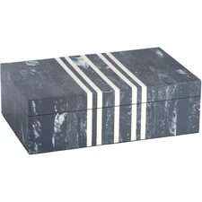 Cyan Design 11835 Lapis 10.25 X 6.25 inch Blue and White Box, Small