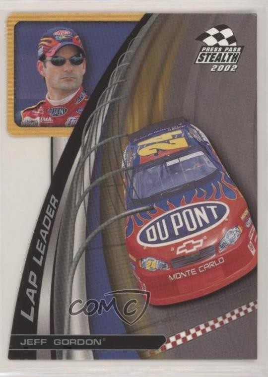 2002 Press Pass Stealth Lap Leaders Jeff Gordon #LL7 HOF 1md