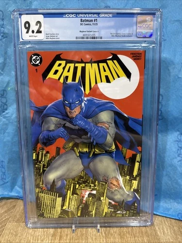 Batman (2025) #1 - Mike Mayhew Studio Exclusive Trade Cover - CGC 9.2 Graded