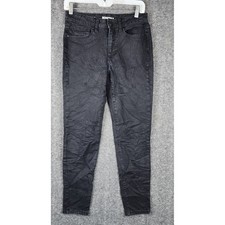 Sonoma Curvy Skinny Jeans Womens 4R Black Stretch Denim Mid Rise Slim Fit