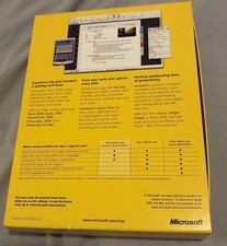 Microsoft Office Mac 2008 Includes Disc, Key, and Certificate of Authenticity
