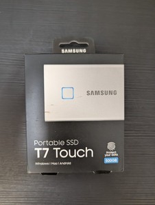 Samsung T7 Toucher 500GB Portable Externe SSD - argent MU-PC500S/WW