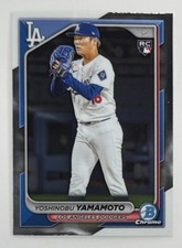 Yoshinobu Yamamoto [Sapphire] #73 Prices [Rookie] | 2024 Bowman