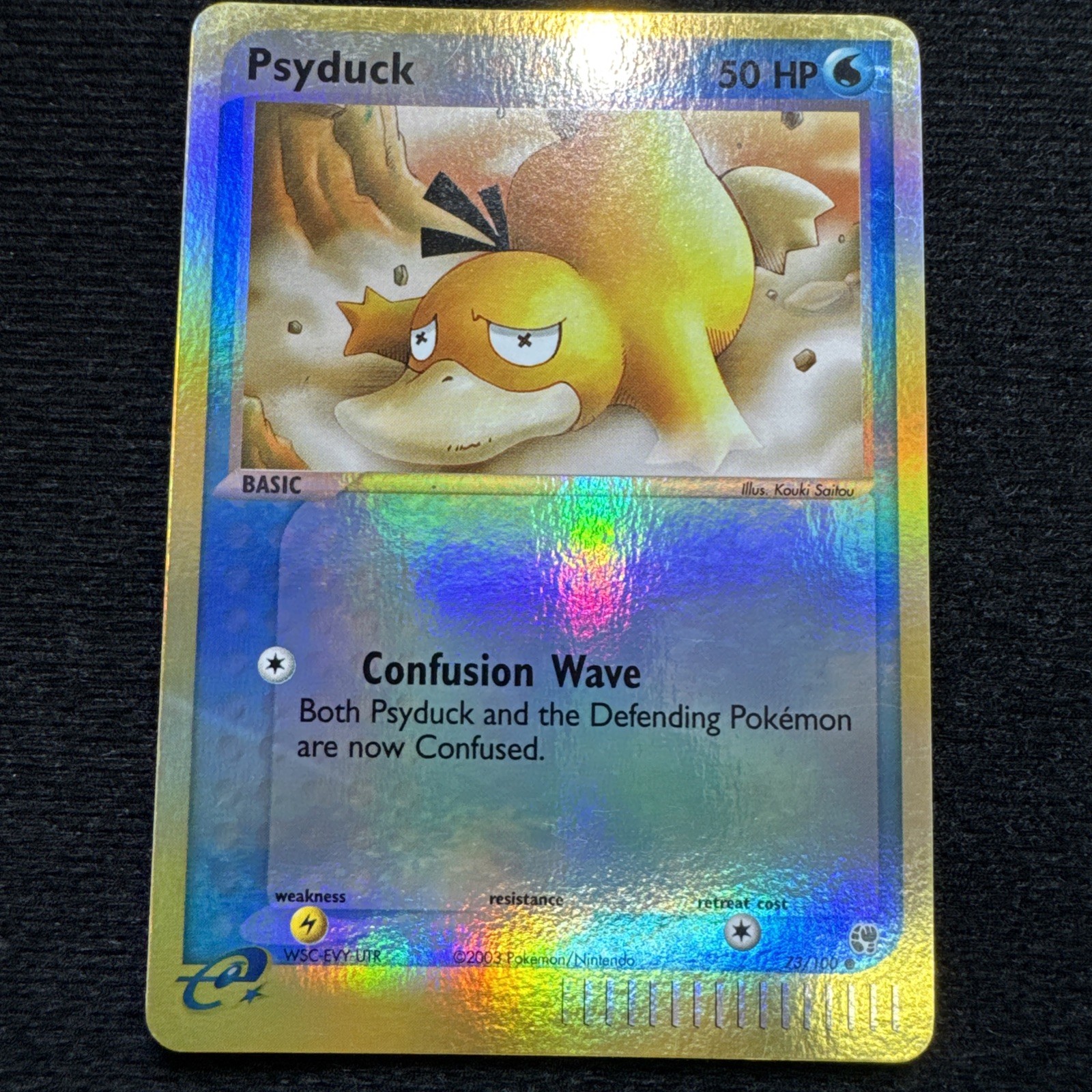 Pokémon TCG 2003 Pokemon EX Sandstorm Reverse Holo #73/100 Psyduck NM