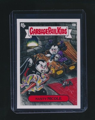 NASTY NICOLE 2020 TOPPS GARBAGE PAIL KIDS MR. & MRS. #13B