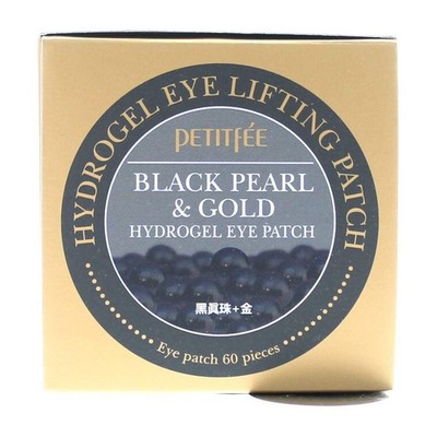 Black Pearl & Gold Hydrogel Eye Patch, 60 Pieces, 2.96 oz (84 g)