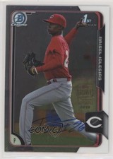 2018 Topps /56 Raisel Iglesias (2015 Bowman Chrome Prospects) Auto h3a