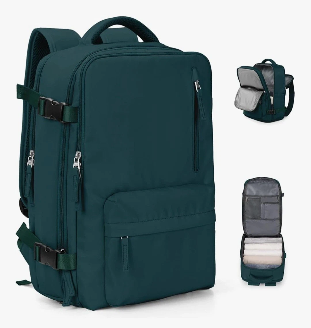 Large Travel Backpack with Storage Compression Seal Bags for Clothing. New