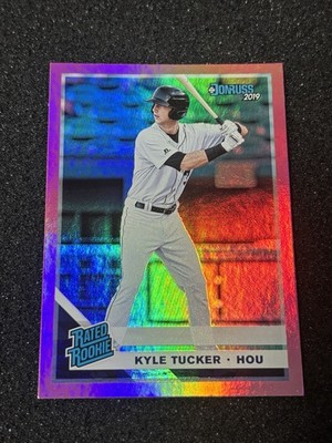 2019 Panini Donruss Rated Rookie Pink Kyle Tucker- Houston Astros #43