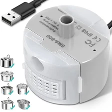 Ultra-Quiet Replacement Pump for Stainless Steel Cat Water Fountains - SMA-80...