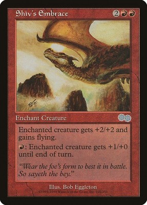 4x Shiv's Embrace - LP - Urza's Block - SPARROW MAGIC mtg