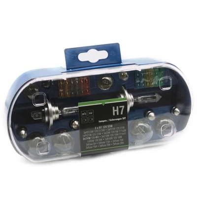 H7 Autolampen Set 30 tlg. 12V H7 Birnen Sicherungen Set KFZ Auto Lampenbox H7 - Bild 1 von 4