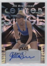 2024 Leaf Metal Pickleball Center Stage Silver Lava 1/3 Jill Braverman Auto 1i9