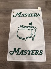 New 2026 Augusta Nationals The Masters White And Green Golf Towel FREE SHIPPING