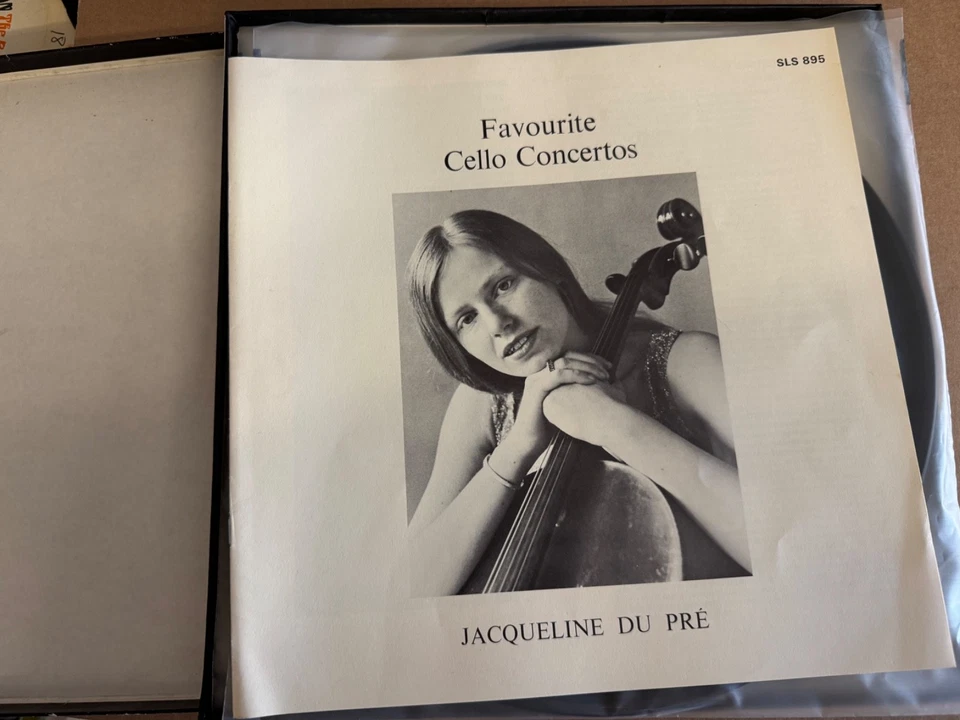 SLS 895 Favourite Cello Concertos Jacqueline Du Pre 3 LP box set - Image 2 of 4