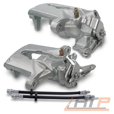 2x BREMSZANGE + 2x BREMSSCHLAUCH HINTEN LINKS RECHTS FÜR FORD MONDEO 3 KOMBI