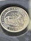 Monarch Precious Metals 1 oz .999 Fine Silver Round Vintage Steam Train Design