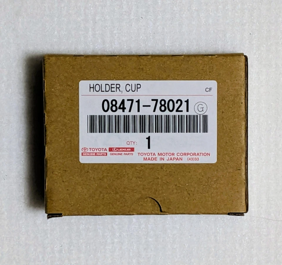 Lexus RC350 RC300h RC300 Aluminum Cup Holder Plate Silver 08471-78021 Genuine - Imagem 3 de 3