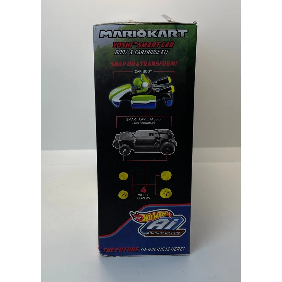 Hot Wheels AI Intelligent Race System Mario Kart Yoshi Smart Car & Cartridge - Image 2 of 4