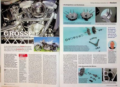 Oldtimer Praxis 06/2022 Harley-Davidson Evolution 1340 Motor mit 58PS seziert -