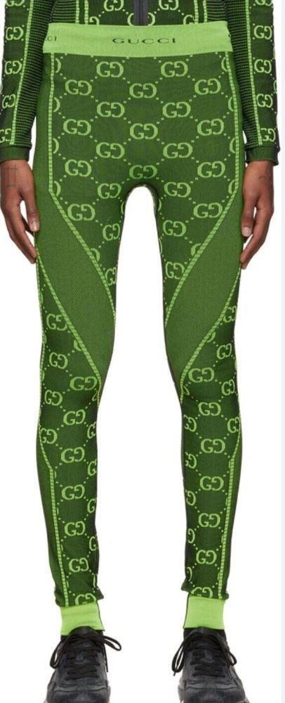 ★送料込★GUCCI Love Parade レギンス ウエストゴム NEW GUCCI LOVE PARADE NEON GG EMBOSSED STRETCHY SPORTS LOGO