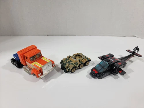 Vintage Tonka Bandai Super GoBots Go Bots Lot Defender Tank Warpath Staks Truck
