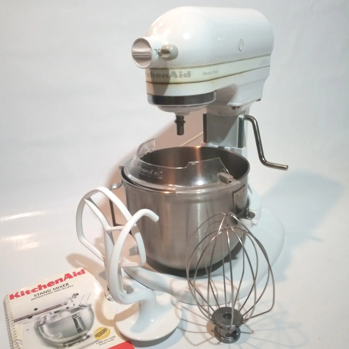 KitchenAid K5SSWW Heavy Duty Series 5qt Stand Mixer - White KitchenAid K5SSWW Heavy Duty Series 5qt Stand Mixer - White