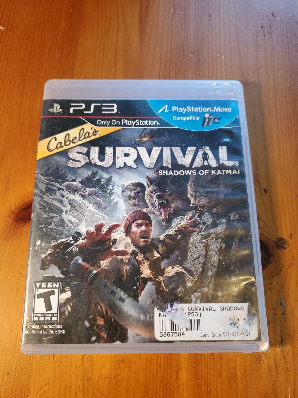 Cabelas Survival: Shadows of Katmai (PlayStation 3 Ps3) MISSING MANUAL